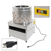 DURAFORCE 1500W Poultry De-Feather Stainless Steel Drum Chicken Plucker Machine 110V 60HZ