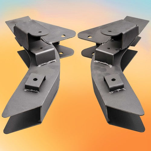 DURAFORCE Frame Rust Repair Kit for 97-06 Jeep Wrangler TJ Rear Pair Trail Control Arm