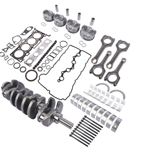DURAFORCE Crankshaft Con Rod Gasket Set Pistons Bearing Screw Kit for Hyundai Sonata 2.0L