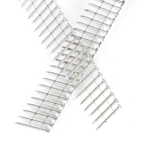 DURAFORCE 15 Degree Wire Coil 1-1/4 ×.09 Ring Shank Stainless Steel Siding Nails 1200Pcs