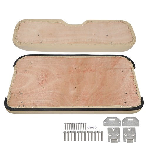 DURAFORCE Golf Cart Tan Front Seat Cushion With Hardware For EZGO Medalist TXT 1994-2013