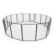 DURAFORCE 16 Panels 40 x 27 inch Dog Playpen Crate Fence Pet PlayPen Exercise Cage