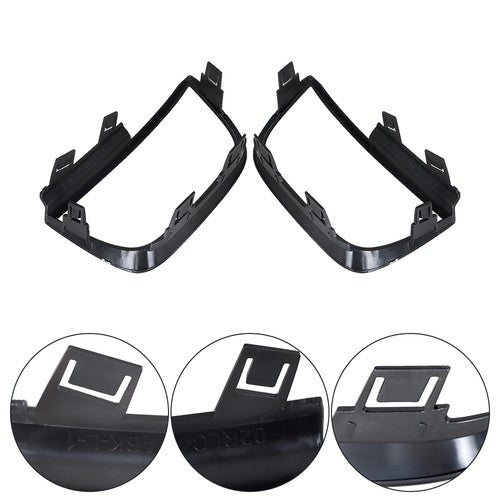 DURAFORCE Black Set Of 4 Fit For Chevy Camaro Series 2010 - 2013 Tail Light Bezel Covers