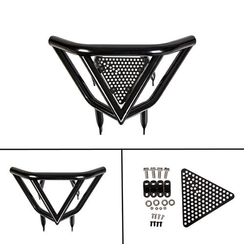 DURAFORCE Aluminum Front Bumper Proctector For Honda TRX 450R TRX400EX Black