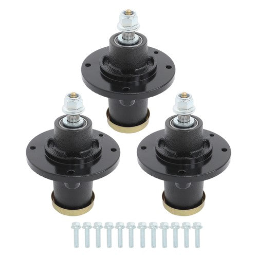 DURAFORCE 3 Pack Spindle For Husqvarna Z248F MZ48 48-Inch Deck 539131898 532174375 Mower