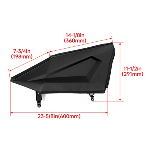 DURAFORCE New For Polaris RZR XP 4 1000/XP 4 Turbo 2014-2023 2015 Steel Lower Door Inserts