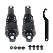 DURAFORCE Pair 10.5'' 267mm Black Rear Shocks Fit For Sportster 883 1200