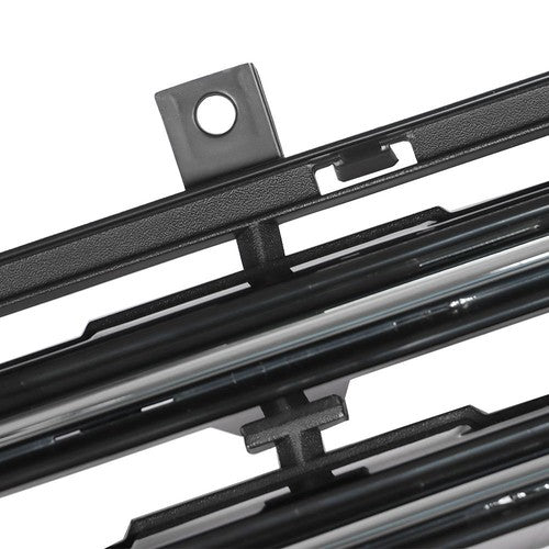 DURAFORCE 2PCS Black Front Upper & Lower Grille For Chevrolet Impala 2014-2020 Chrome New