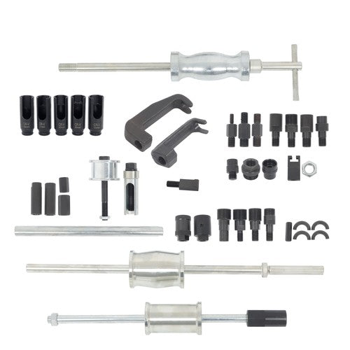 DURAFORCE 40 Pieces Slide Hammer Puller Adapter Tool Kit Engine Fuel Injector Extractor