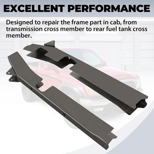 Frame Rust Repair Set Repair Plate Steel for Toyota Tacoma Regular Cab 1996-04