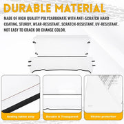 DURAFORCE For 2009-2014 Polaris Ranger 500/800 XP Full Size Polycarbonate Clear Windshield