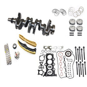 DURAFORCE For HYUNDAI KIA 1.6L Engine Rebuild Kit-Piston Gasket Bolt Timing Kit Crankshaft