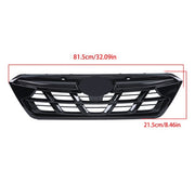 DURAFORCE Front Bumper Upper Grille Replacement Gloss Black For SUBARU Crosstrek 2021-2023