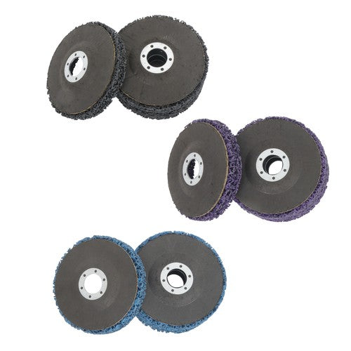 DURAFORCE Diamond Grinding Discs 4 pieces each in blue, purple 12 Packs of 4-1/2' x 7/8'