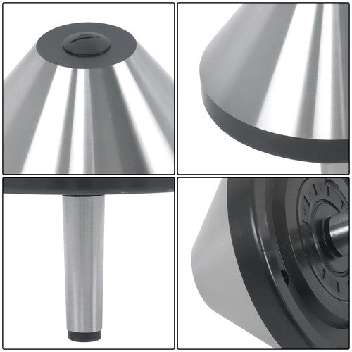 DURAFORCE For Lathe Tool MT3 Bull Nose Live Center 6"(150mm) Triple Bearing Morse Taper #3
