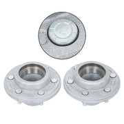 DURAFORCE 6 on 5.5" Galvanized Trailer Hub Fit For 5200-6000lbs Spindle Trailer Bearing