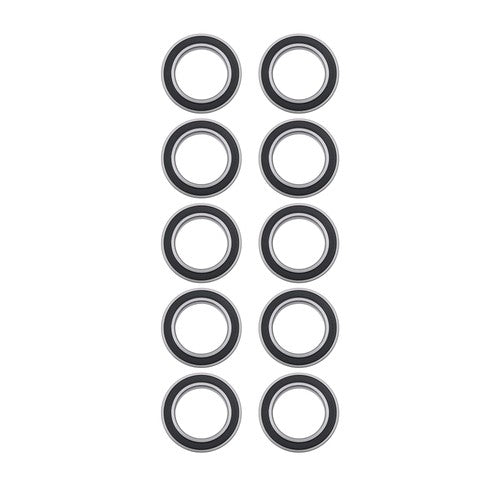 DURAFORCE 10Pcs 6908-2RS Bearings 40×62×12mm Double Rubber Seals Deep Groove Ball Bearing