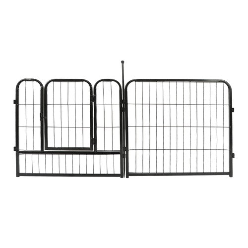 DURAFORCE 12 Panels 24x24 inch Dog Playpen Crate Fence Pet PlayPen Exercise Cage