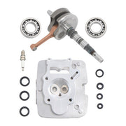 DURAFORCE New For Honda TRX250 Rebuild kit Crankshaft+Cylinder head Bearings 13000-HM8-A40