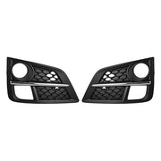 DURAFORCE Front Bumper Fog Lights Lamps Cover w/Chrome Trim Fits 2018-2020 Honda Odyssey