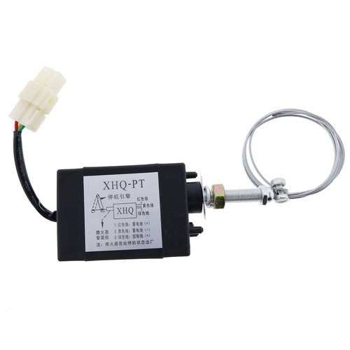 DURAFORCE Electromagnetic XHQ-PT Valve Engine Stop Solenoid 12V Electric Throttle adjuster