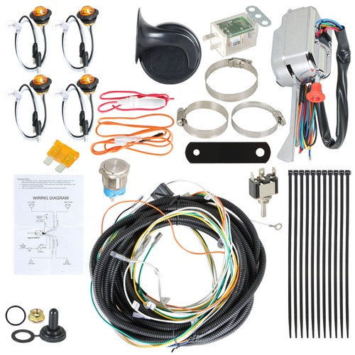DURAFORCE LED Turn Signal Light Kit Column Turn Switch For Polaris Can Am Honda US