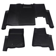 DURAFORCE TPE Floor Mats Liners for Ford F150 Crew Cab 2010-2014 with 1st Row Bucket Seat