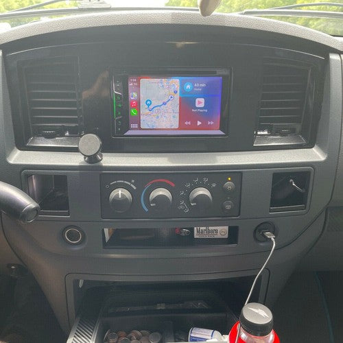 Radio Double Din Dash Install Bezel Kit for Dodge Ram 1500 2500 3500 2006 2009