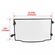 DURAFORCE Full windshield Clear For Polaris Ranger 500/570 Midsize Profit Cage 2015-2023