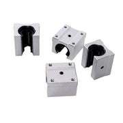 DURAFORCE 2PCS SBR16-2200mm Linear Guide Rails with 4Pcs SBR16UU Bearing Blocks