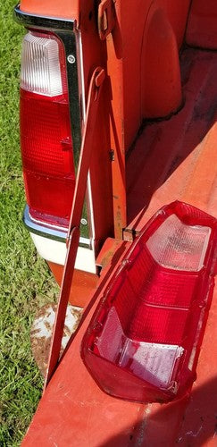 Tail Light Lens Only Pair for Dodge Truck Plymouth Power Wagon 1972-1980