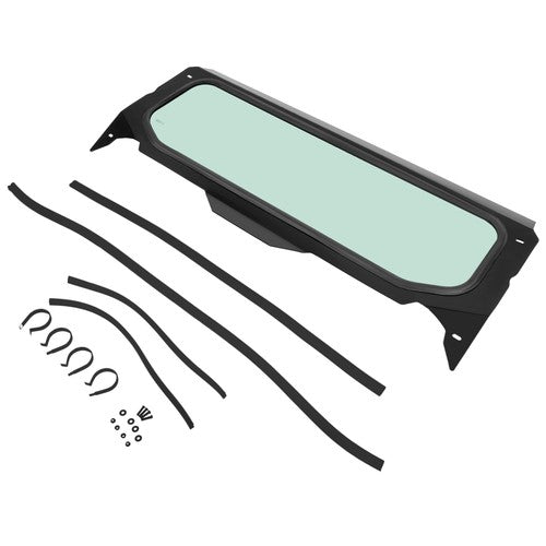 Clear Rear Glass Window Windshield for Honda Talon 1000R RS 1000X XS 2019 2020 2021 2022 2023 2024