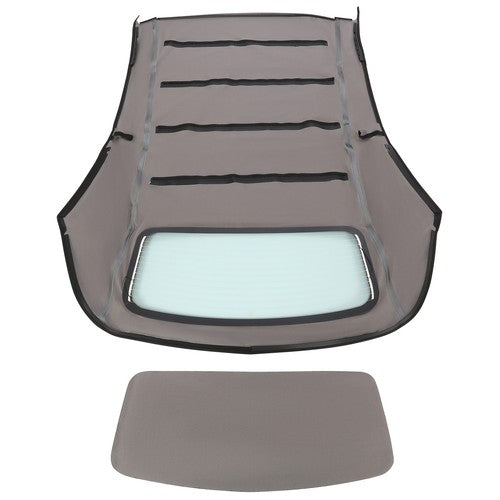 DURAFORCE For Audi A4 2003-2009 Convertible Soft Top & Heated Glass Window In Black Vinyl