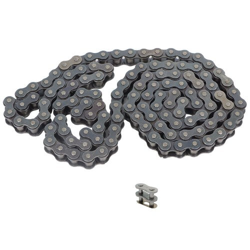 DURAFORCE #80 Stainless Steel Roller Chain x 10ft with Free Connecting Links 1 connector