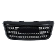 DURAFORCE Gloss Black Front Grille For GMC Sierra 2500HD 3500HD Denali 2015-2019 Plastic