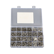 DURAFORCE 700Piece Nuts and Bolts Assortment Kit 4-40#6-32#8-32#10-24 Phillips Pan Head