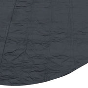 DURAFORCE 12ft Round Outdoor Inflatable Hot Tub Mat Pool Liner Pad Heavy Duty 12'(Black)