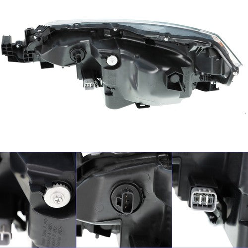 DURAFORCE For Toyota Corolla L Le Eco 2017-2019 Headlight Projector Set Halogen L+R Clear