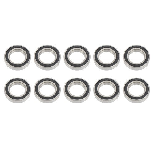 DURAFORCE 10Pcs 6008-2RS Bearings 40×68×15mm Double Rubber Seals Deep Groove Ball Bearing