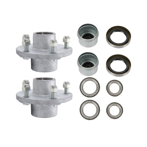 DURAFORCE 2 PACK 5-5''Galvanized Trailer Wheel Hub Assemblies For 3500 lbs #84 Trailer