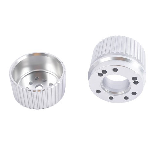 DURAFORCE Billet Aluminum Belt Drive Pulley Kit for Small Block Chevy 283 305 327 350 400