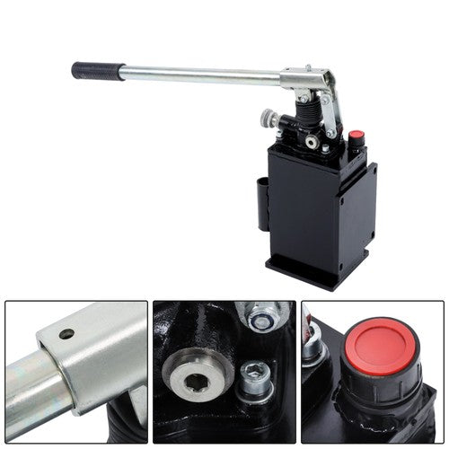DURAFORCE 1.5 CID Hydraulic Hand Pump With Release Knob Single Acting Cylinder