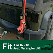 DURAFORCE Rear Door High Hi-Lift Jack Mount Bracket Carrier For 2007-2018 Jeep Wrangler JK