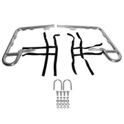 DURAFORCE Silver Nerf Bars For Honda TRX 250X 1987-88 TRX 300EX 300X 93-09 - Aluminum