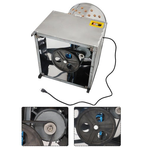 DURAFORCE 1500W Poultry De-Feather Stainless Steel Drum Chicken Plucker Machine 110V 60HZ