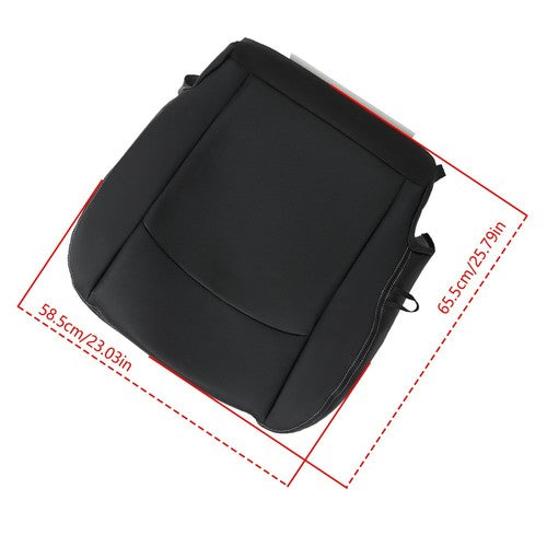 DURAFORCE New For Dodge Ram 1500 Laramie 2013-2018 Leather Seat Cover Passenger Bottom