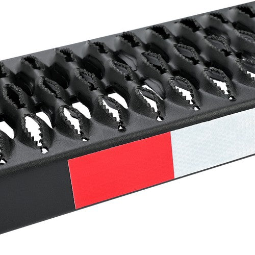 DURAFORCE For Ford Transit 150/250/350 15-23 Rear Side Step Running Board W/ Dock Bumpers