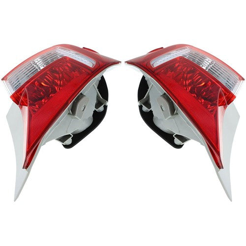 DURAFORCE Fit For Toyota Camry 2012-2014 One Pair Outer LH + RH Tail Light Brake Lamp