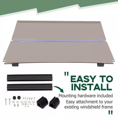 DURAFORCE For Club Car Precedent / Tempo / Onward 2004-Up Golf Cart Windshield Tinted