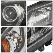 DURAFORCE Pair For Honda Accord 2013-2015 Headlights Replacement Halogen W/O LED DRL Set